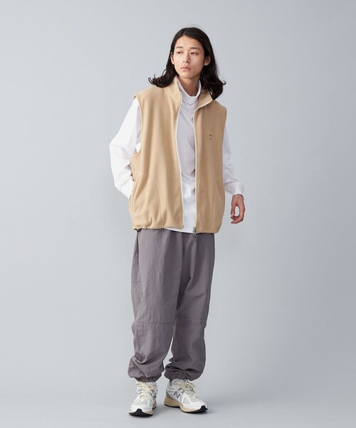 CITEN（シテン）の「＜CITEN＞フリース ベスト（ベスト・メンズ・ライトブルー/ブラック/ベージュ・L/M）」の18枚目の写真