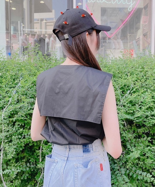 PAIN（ペイン）の「リボンセーラーシャツ（シャツ/ブラウス・レディース・ホワイト/ピンク/ブルー/ブラック・FREE）」の14枚目の写真