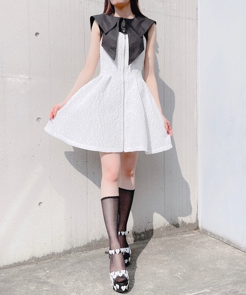 PAIN（ペイン）の「リボンセーラーシャツ（シャツ/ブラウス・レディース・ホワイト/ピンク/ブルー/ブラック・FREE）」の16枚目の写真