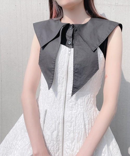 PAIN（ペイン）の「リボンセーラーシャツ（シャツ/ブラウス・レディース・ホワイト/ピンク/ブルー/ブラック・FREE）」の12枚目の写真