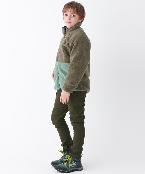 KRIFF MAYER Kid's Collection（クリフメイヤーキッズコレクション）の「シープボアジャケット（ブルゾン・キッズ・モカ/ブラック/グレー/カーキ・150/170/160/140/130/120）」の10枚目の写真