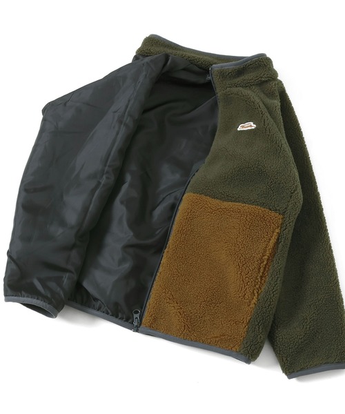 KRIFF MAYER Kid's Collection（クリフメイヤーキッズコレクション）の「シープボアジャケット（ブルゾン・キッズ・モカ/ブラック/グレー/カーキ・150/170/160/140/130/120）」の14枚目の写真