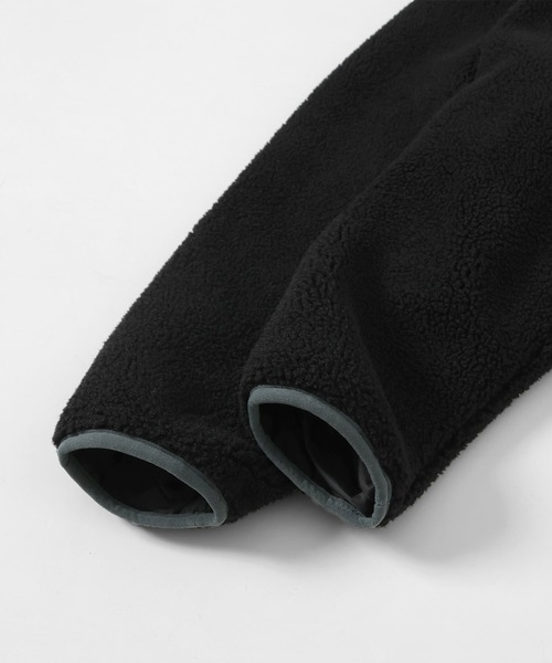 KRIFF MAYER Kid's Collection（クリフメイヤーキッズコレクション）の「シープボアジャケット（ブルゾン・キッズ・モカ/ブラック/グレー/カーキ・150/170/160/140/130/120）」の16枚目の写真