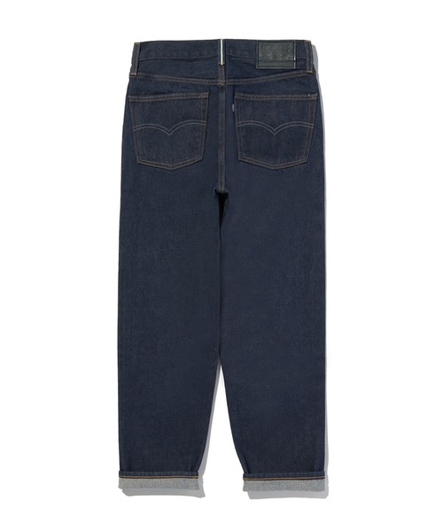群言堂/根々　デニムバルーンパンツ　インディゴ　Free 日本製 SOL（ファッション） 【値下げ】SOL DENIM PANTS ワイドバルーン