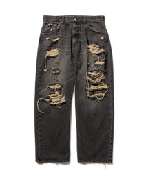 フラグスタフ　デニム DENIM BORO BAGGIE PANTS – F-LAGSTUF-F