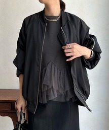 DouDou | 【WEB限定】 サテンブルゾン(ブルゾン)