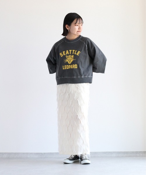 cepo（セポ）の「ヴィンテージカレッジＴｅｅ（Tシャツ/カットソー・レディース・ブラック/ブラウン/ネイビー・M）」の19枚目の写真