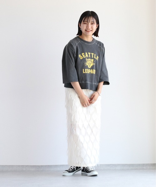 cepo（セポ）の「ヴィンテージカレッジＴｅｅ（Tシャツ/カットソー・レディース・ブラック/ブラウン/ネイビー・M）」の20枚目の写真