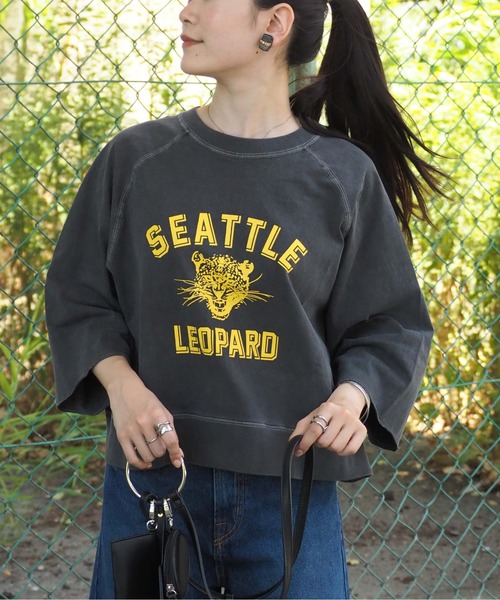 cepo（セポ）の「ヴィンテージカレッジＴｅｅ（Tシャツ/カットソー・レディース・ブラック/ブラウン/ネイビー・M）」の7枚目の写真
