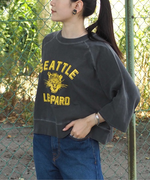 cepo（セポ）の「ヴィンテージカレッジＴｅｅ（Tシャツ/カットソー・レディース・ブラック/ブラウン/ネイビー・M）」の8枚目の写真