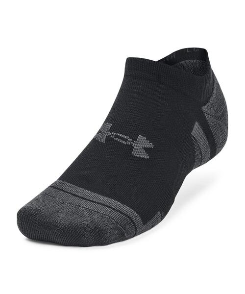 UNDER ARMOUR（アンダーアーマー）の「UAパフォーマンステック ノーショー ソックス （3足セット）（トレーニング/メンズ/レディース）（ソックス/靴下・レディース・ブラック・L/M）」の2枚目の写真