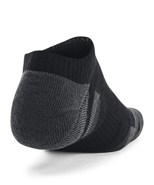 UNDER ARMOUR（アンダーアーマー）の「UAパフォーマンステック ノーショー ソックス （3足セット）（トレーニング/メンズ/レディース）（ソックス/靴下・レディース・ブラック・L/M）」の3枚目の写真