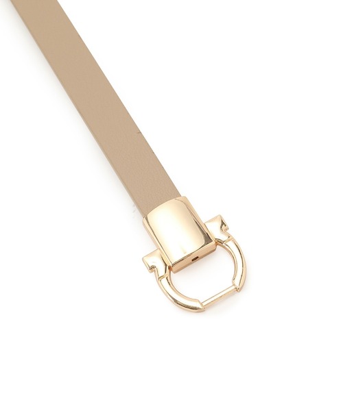 ROPE' PICNIC（ロペピクニック）の「メタルビットバックルスライドベルト（ベルト・レディース・ベージュ/ネイビー/ブラック・FREE）」の14枚目の写真