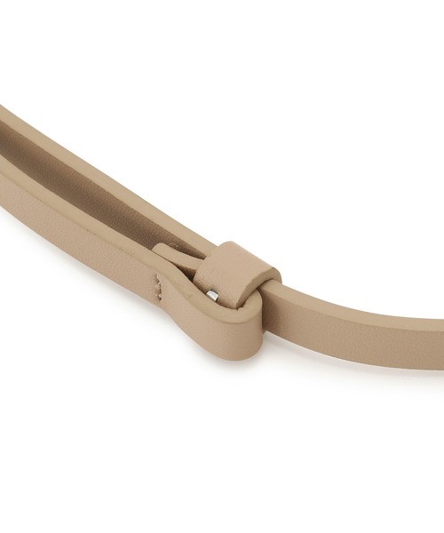 ROPE' PICNIC（ロペピクニック）の「メタルビットバックルスライドベルト（ベルト・レディース・ベージュ/ネイビー/ブラック・FREE）」の7枚目の写真