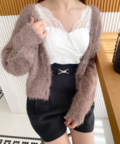 mysty woman（ミスティウーマン）の「スーパーシャギーVネック