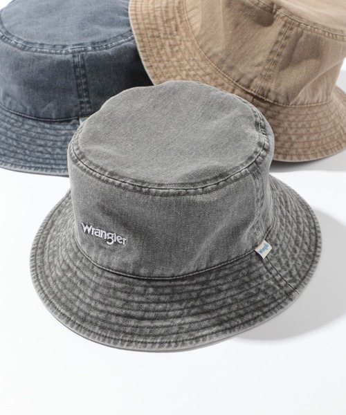 Wrangler(ラングラー)の「【Wrangler】ピグメントリバーシブルバケットハット /DS1392 YMY(ハット・メンズ・ブルー/グレー/ブラック・FREE)」の2枚目の写真