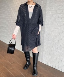 KBF | スキッパーレースワンピース(ワンピース)