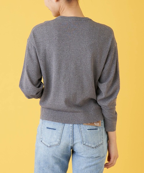 en recre（アンレクレ）の「マルチビジューカーディガン（カーディガン/ボレロ・レディース・レモンイエロー/クリアレッド/MD.GRY/LT.PINK/ダークネイビー・2）」の11枚目の写真