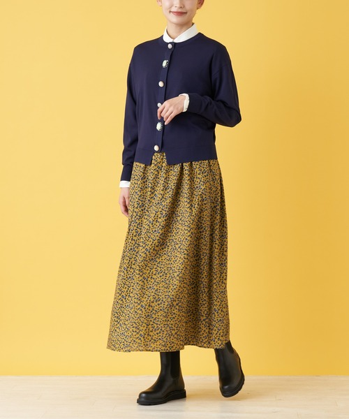 en recre（アンレクレ）の「マルチビジューカーディガン（カーディガン/ボレロ・レディース・レモンイエロー/クリアレッド/MD.GRY/LT.PINK/ダークネイビー・2）」の22枚目の写真