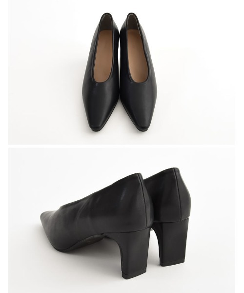 Re:EDIT（リエディ）の「Uカットポインテッドトゥデザインパンプス（パンプス・レディース・シルバー/オフホワイト/ブラック・MEDIUM/LARGE/SMALL）」の11枚目の写真