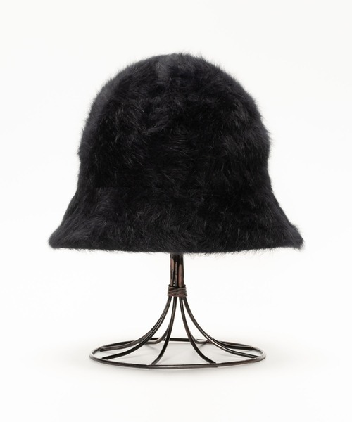 polka polka(ポルカポルカ)の「ふわふわシャギー バケットハット(ハット・レディース・ブラック/アイボリー・FREE)」の16枚目の写真