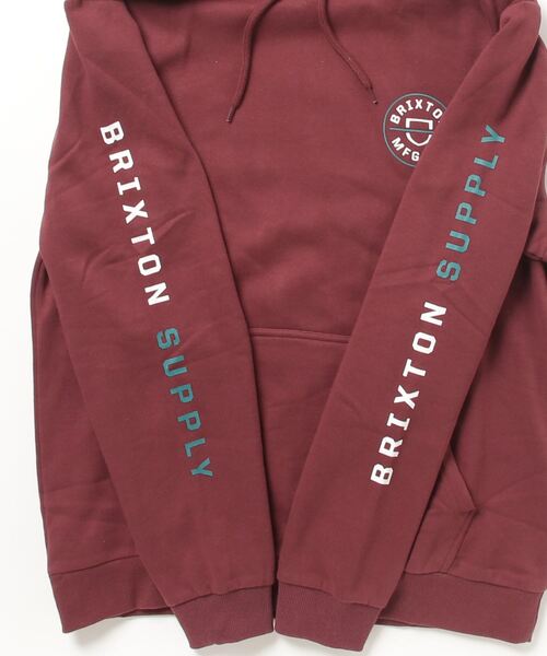 BRIXTON(ブリクストン)の「【BRIXTON】CREST HOOD(スウェット・メンズ・レッド系その他・X-LARGE/MEDIUM/LARGE)」の3枚目の写真