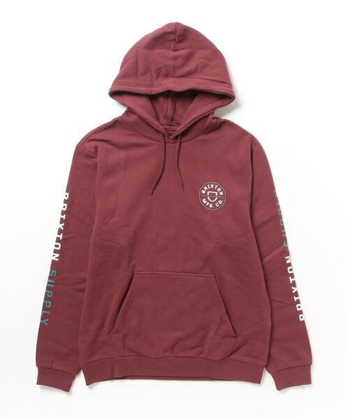 BRIXTON(ブリクストン)の「【BRIXTON】CREST HOOD(スウェット・メンズ・レッド系その他・X-LARGE/MEDIUM/LARGE)」の4枚目の写真