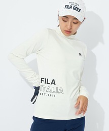 【FILA GOLF:フィラゴルフ】レディース長袖モックネックシャツ　ゴルフ