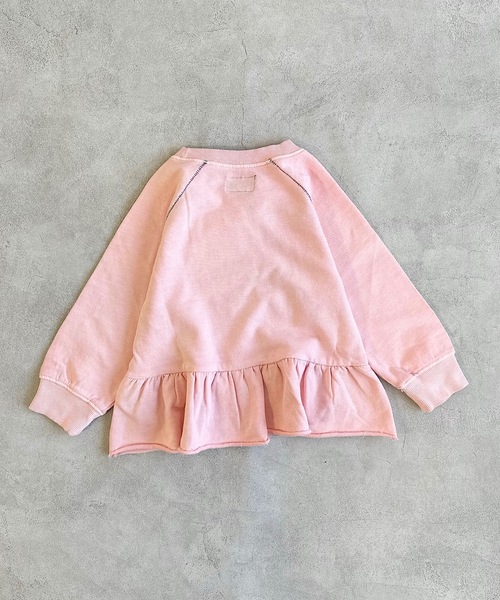 BIG FIELD(ビッグフィールド)の「ピグメントプリントチュニック(90~150cm)(チュニック・キッズ・チャコール/ピンク/オフホワイト・120/110/140/130/150/100/90)」の9枚目の写真