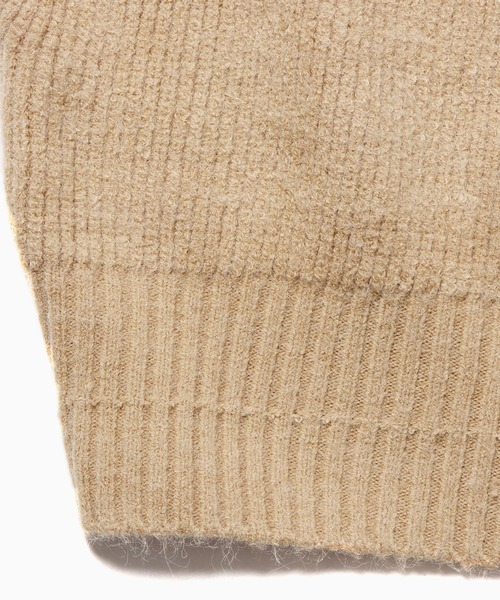 ROOPTOKYO（ループトウキョウ）の「▲ショート丈フルジップニットベスト（ベスト・レディース・ホワイト/ライトブラウン/グレー/ブラック・FREE）」の18枚目の写真