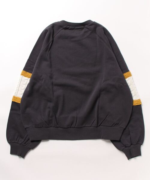 Lee(リー)の「【LEE別注】ニット切替スウェット(スウェット・レディース・ダークグレー・M/L)」の2枚目の写真