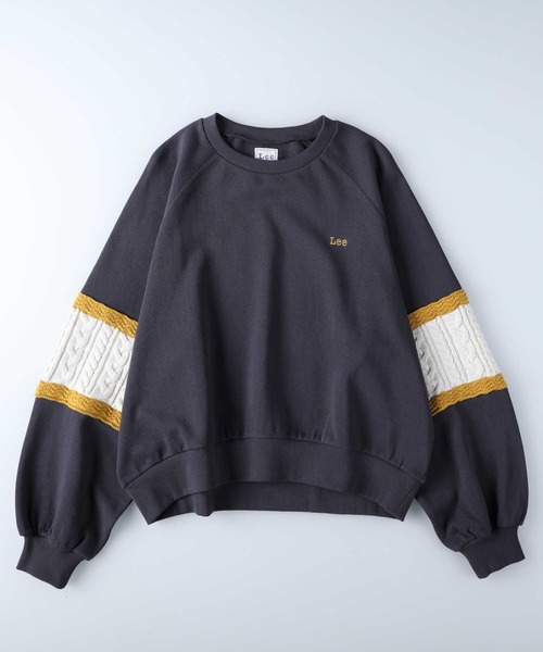 Lee(リー)の「【LEE別注】ニット切替スウェット(スウェット・レディース・ダークグレー・M/L)」の16枚目の写真