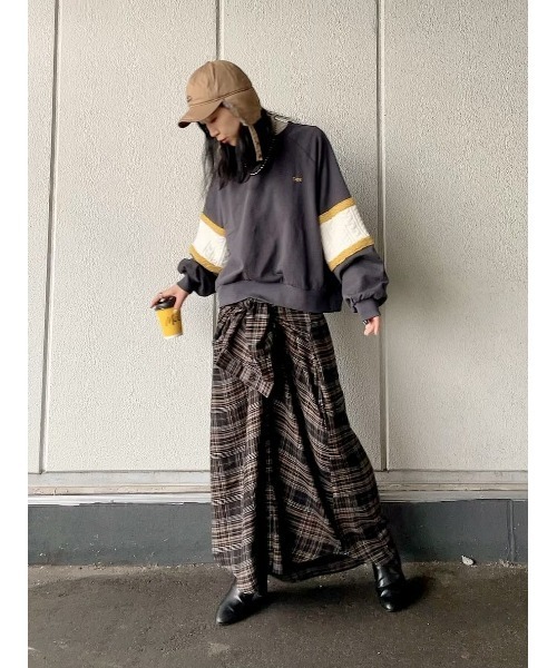 Lee(リー)の「【LEE別注】ニット切替スウェット(スウェット・レディース・ダークグレー・M/L)」の10枚目の写真