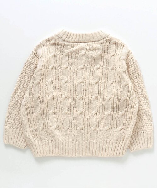 apres les cours(アプレレクール)の「【洗える・ケーブル編み】イロドリニット(ニット/セーター・キッズ・イエロー/ラベンダー/アイボリー/レッド・90/110/130/120/140/100/80)」の12枚目の写真