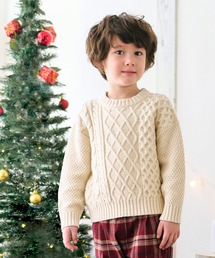 apres les cours | 【洗える・ケーブル編み】イロドリニット(ニット/セーター)