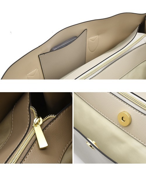 7days Life Styling（セブンデイズライフスタイリング）の「【A4対応】Legato Largo PC収納付軽量トートバッグ（トートバッグ・レディース・ブラック/ライトグレー/グレイッシュベージュ・FREE）」の18枚目の写真