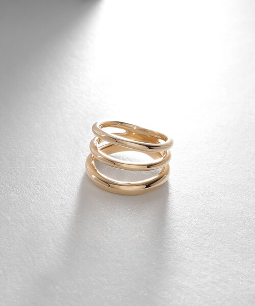 K10スリーライン リング（リング）｜COCOSHNIK（ココシュニック）の