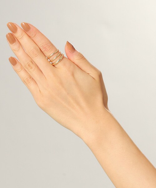 K10スリーライン リング（リング）｜COCOSHNIK（ココシュニック）の