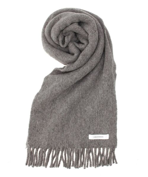 LAGUNAMOON（ラグナムーン）の「ウール混ブークレーヤーンストール（ストール/ショール・レディース・ベージュ/グレー/アイボリー・FREE）」の18枚目の写真