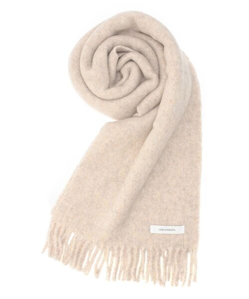 LAGUNAMOON（ラグナムーン）の「ウール混ブークレーヤーンストール（ストール/ショール・レディース・ベージュ/グレー/アイボリー・FREE）」の19枚目の写真
