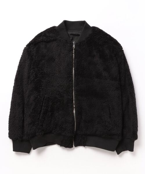 LOVETOXIC（ラブトキシック）の「裏ボアMA1（ブルゾン・キッズ・ベージュ/ブラック/カーキ・SS/S/L/M）」の17枚目の写真