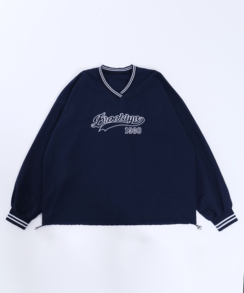 WC（ダブル シー）の「ユニフォームナイロンプルオーバー（ジャージ・レディース・ピンク/ネイビー・FREE）」の21枚目の写真