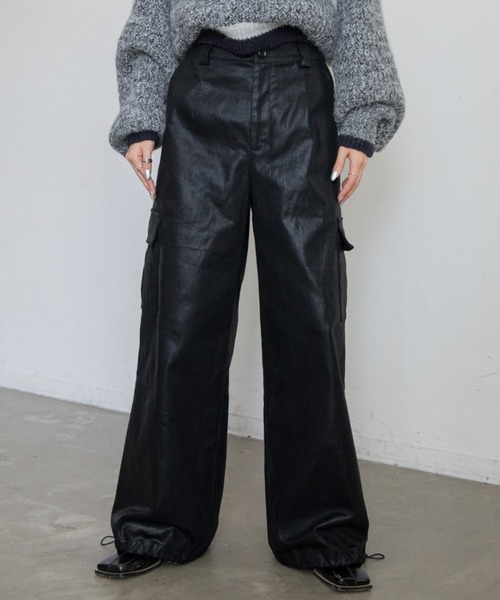 VACANCY(ヴァカンシー)の「メタリックカーゴパンツ(カーゴパンツ・レディース・ゴールド/ブラック・SMALL/MEDIUM/LARGE)」の18枚目の写真