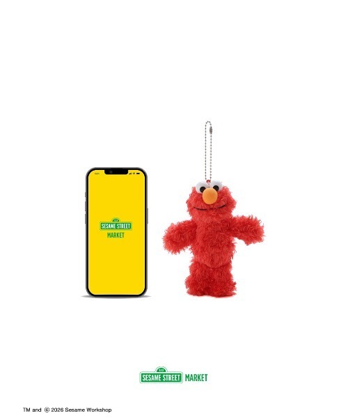 ぬいぐるみチャーム エルモ（キーホルダー）｜SESAME STREET（セサミ