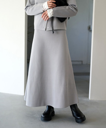 《追加3》ウォッシャブルスポンジニットフレアスカート