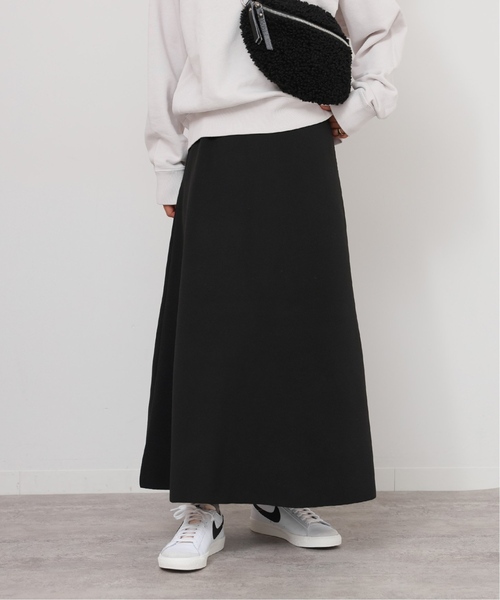 JOURNAL STANDARD relume（ジャーナルスタンダード　レリューム）の「《追加3》ウォッシャブルスポンジニットフレアスカート（スカート・レディース・チャコールグレー/ブラック・FREE）」の6枚目の写真