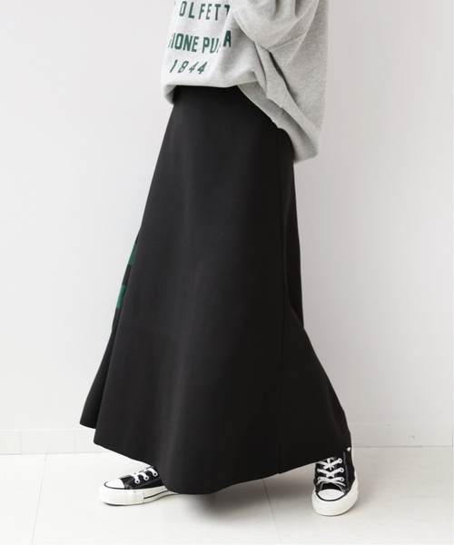 JOURNAL STANDARD relume（ジャーナルスタンダード　レリューム）の「《追加3》ウォッシャブルスポンジニットフレアスカート（スカート・レディース・チャコールグレー/ブラック・FREE）」の13枚目の写真