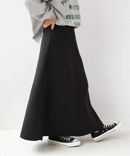 JOURNAL STANDARD relume（ジャーナルスタンダード　レリューム）の「《追加3》ウォッシャブルスポンジニットフレアスカート（スカート・レディース・チャコールグレー/ブラック・FREE）」の14枚目の写真