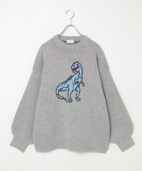 notch.（ノッチ）の「恐竜ジャガードニット（ニット/セーター）」 - WEAR
