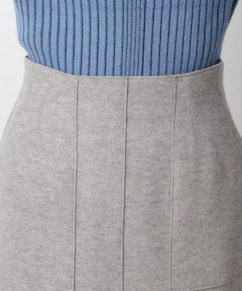 OPAQUE.CLIP（オペークドットクリップ）の「◆≪S-LLsize≫ ウールライク ジャージタイトスカート【洗濯機洗い可】（スカート・レディース・チャコールグレー/グレー/ナチュラル・40/38/42/36）」の16枚目の写真